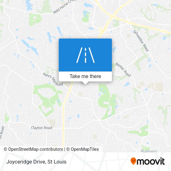 Mapa de Joyceridge Drive