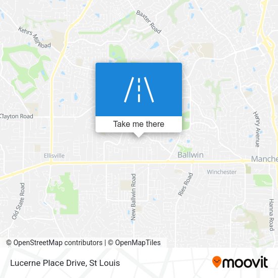 Lucerne Place Drive map
