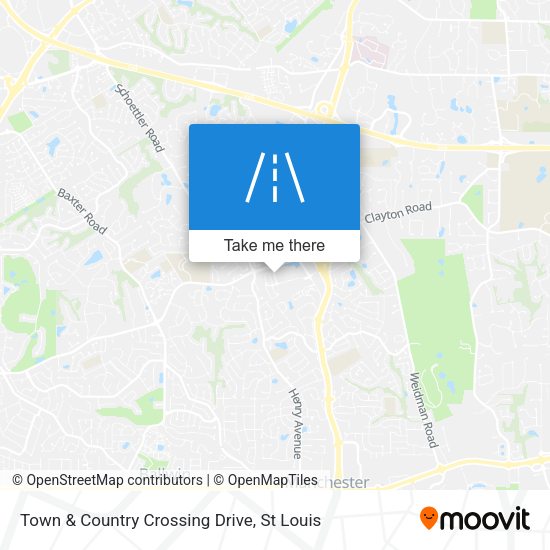 Mapa de Town & Country Crossing Drive