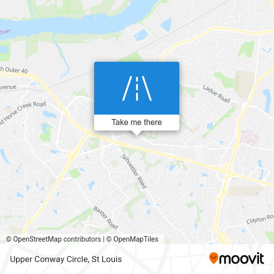 Upper Conway Circle map