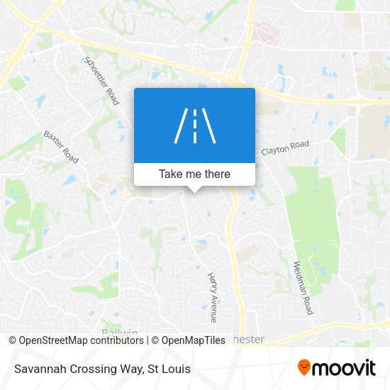 Mapa de Savannah Crossing Way