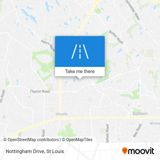 Nottingham Drive map