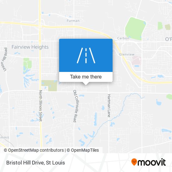 Mapa de Bristol Hill Drive