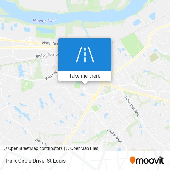 Park Circle Drive map