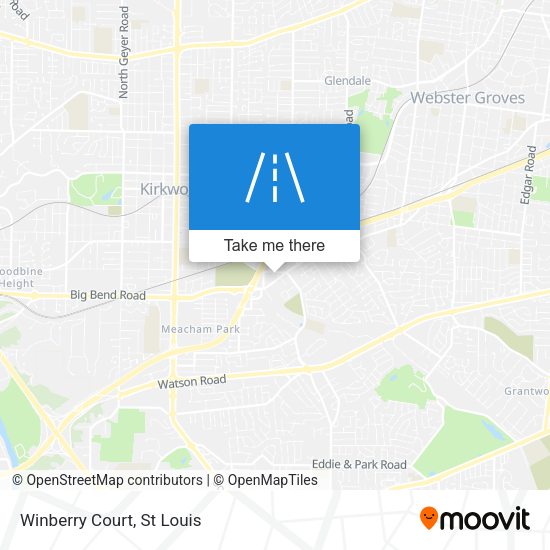 Mapa de Winberry Court