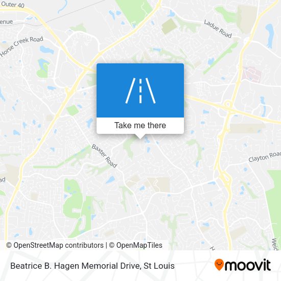 Beatrice B. Hagen Memorial Drive map