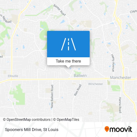 Spooners Mill Drive map