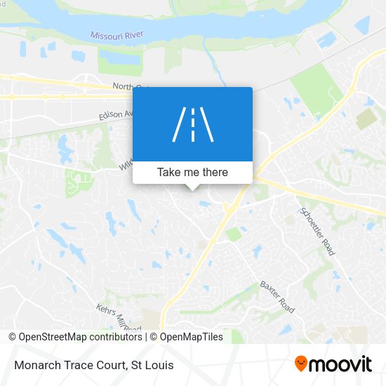 Mapa de Monarch Trace Court
