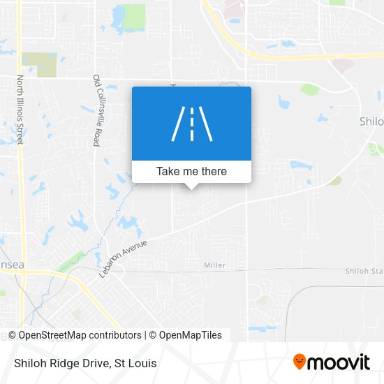 Mapa de Shiloh Ridge Drive