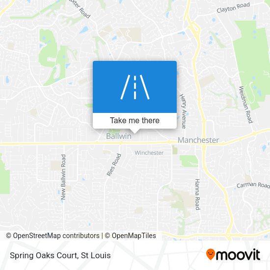 Spring Oaks Court map