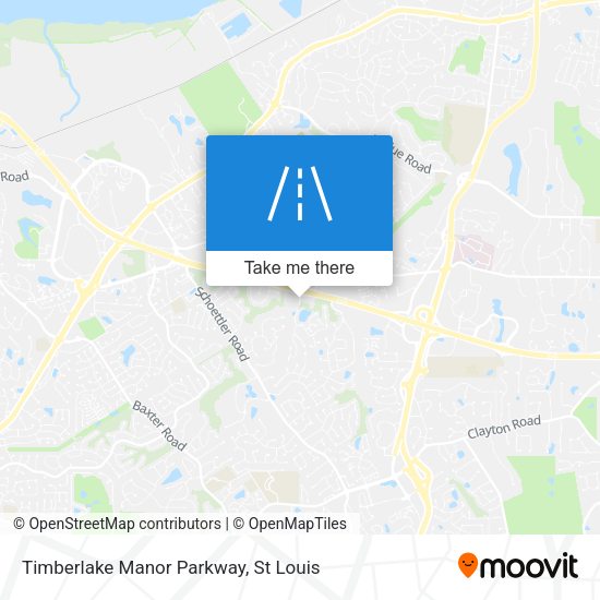 Timberlake Manor Parkway map