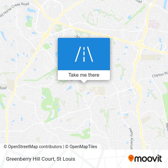 Greenberry Hill Court map