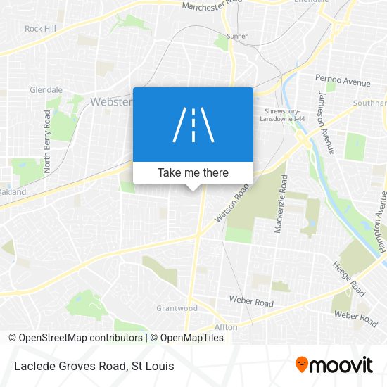 Laclede Groves Road map