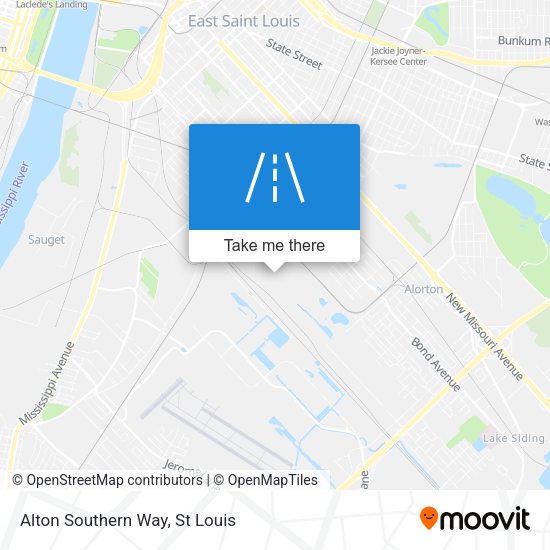 Alton Southern Way map