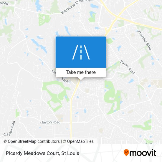 Picardy Meadows Court map