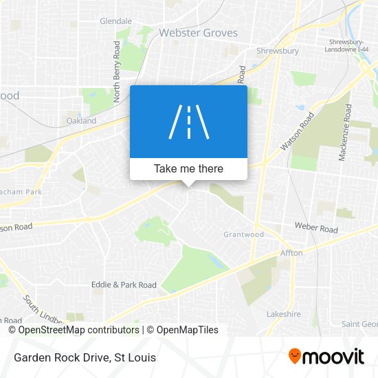 Garden Rock Drive map