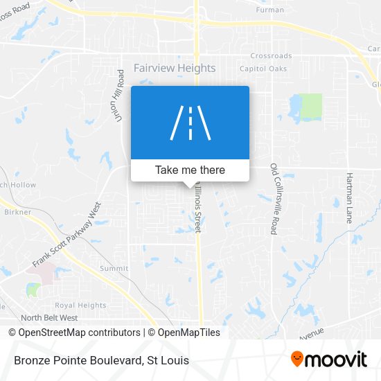 Mapa de Bronze Pointe Boulevard