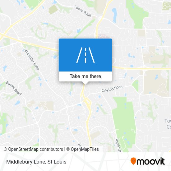 Mapa de Middlebury Lane