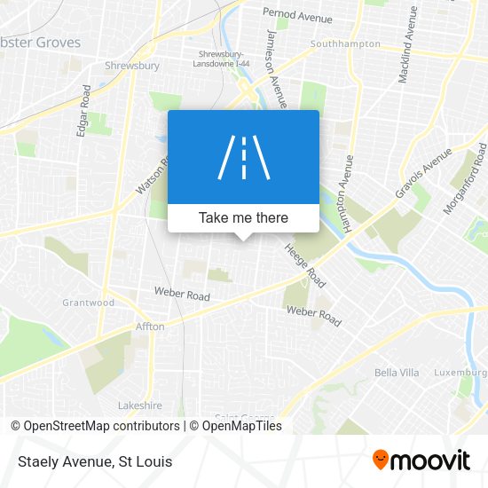 Mapa de Staely Avenue
