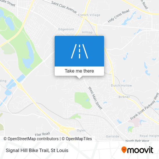 Signal Hill Bike Trail map