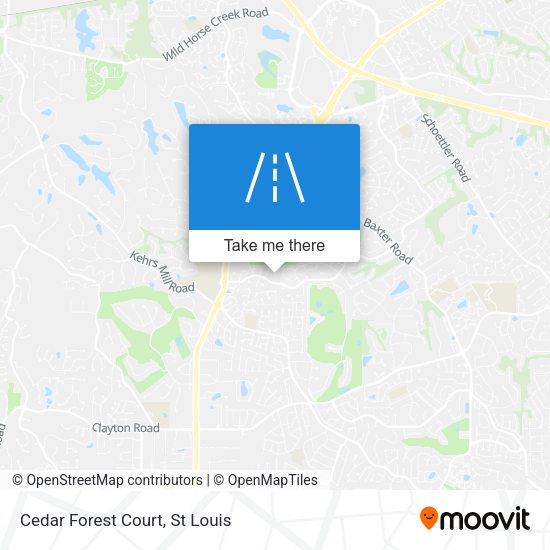 Cedar Forest Court map