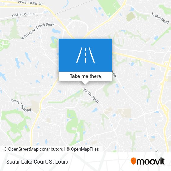 Mapa de Sugar Lake Court