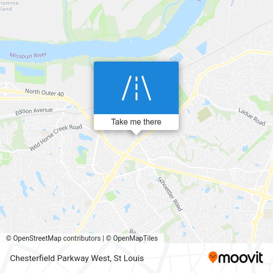 Chesterfield Parkway West map