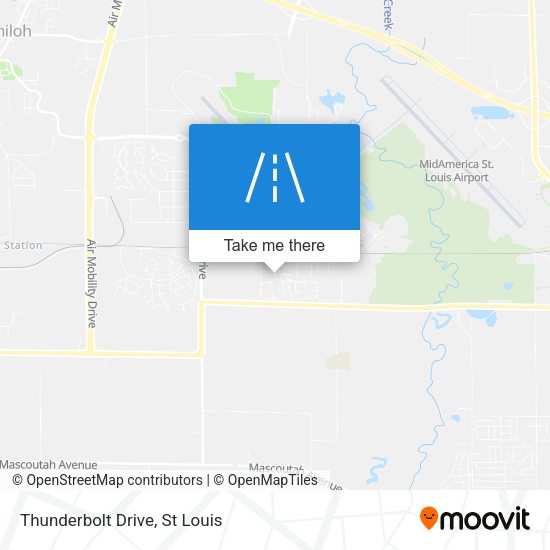 Thunderbolt Drive map