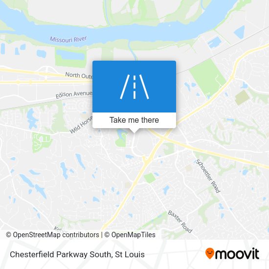 Mapa de Chesterfield Parkway South