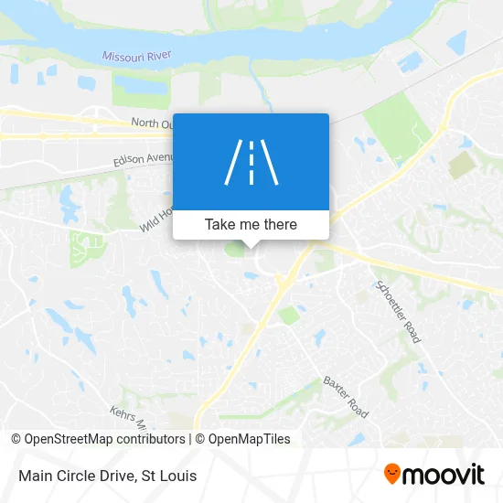 Main Circle Drive map