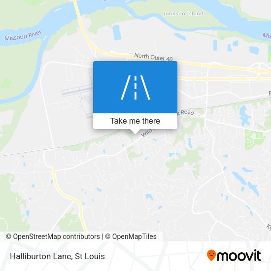 Mapa de Halliburton Lane