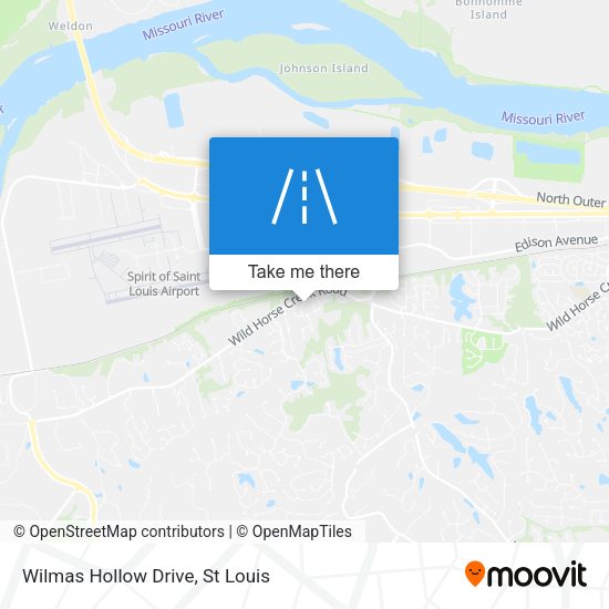 Wilmas Hollow Drive map