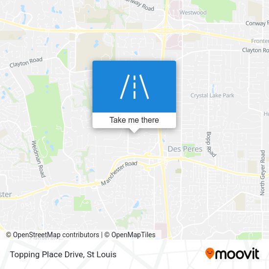 Topping Place Drive map