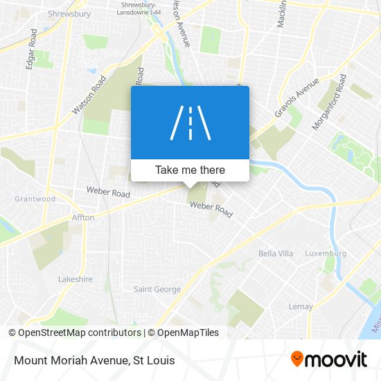 Mount Moriah Avenue map