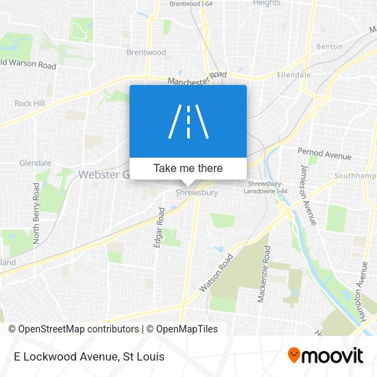 E Lockwood Avenue map
