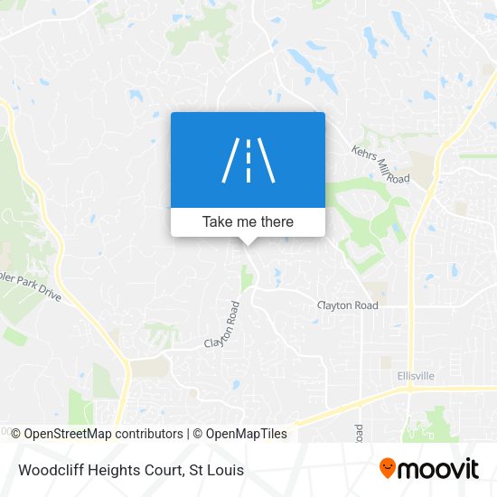 Woodcliff Heights Court map