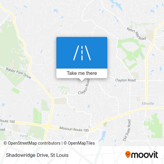 Mapa de Shadowridge Drive