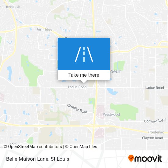 Belle Maison Lane map