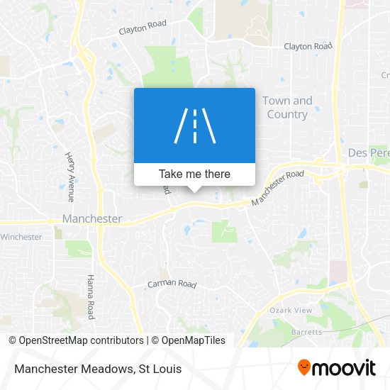 Manchester Meadows map