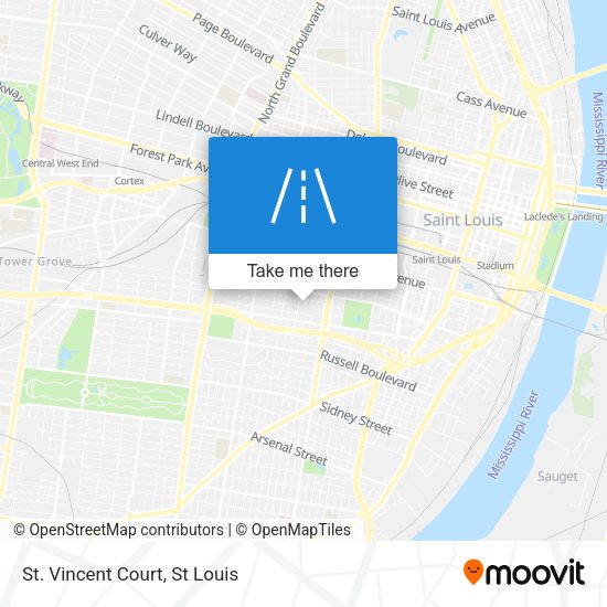 Mapa de St. Vincent Court