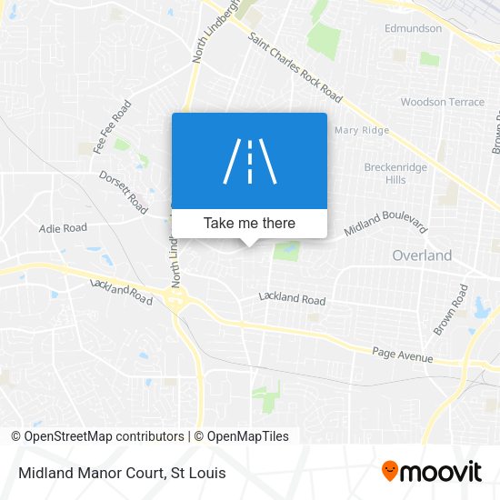 Midland Manor Court map