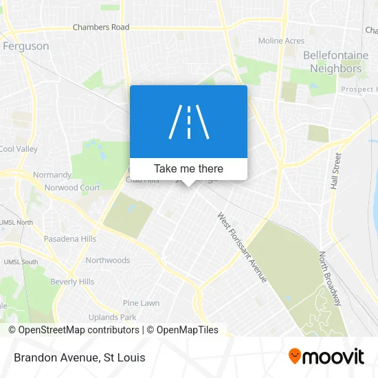 Brandon Avenue map