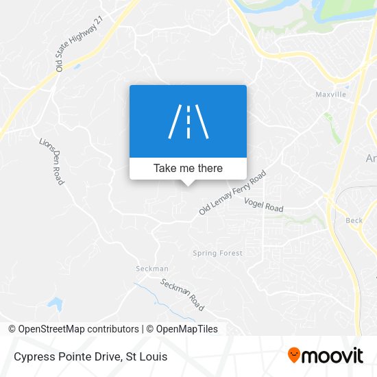 Cypress Pointe Drive map