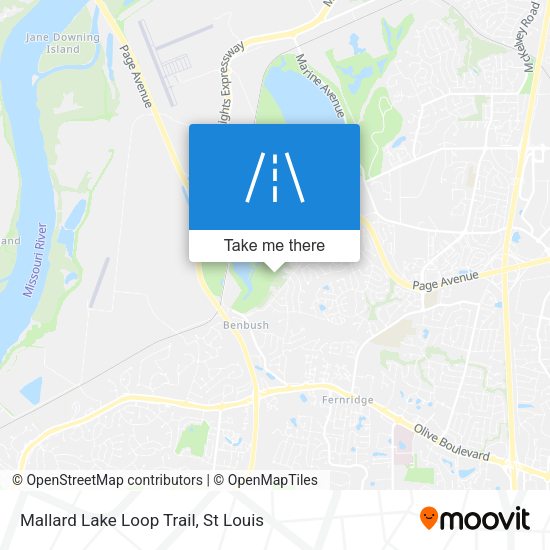 Mallard Lake Loop Trail map