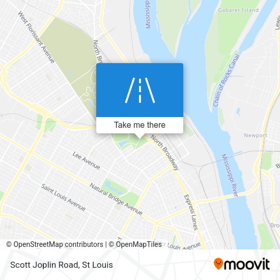 Mapa de Scott Joplin Road