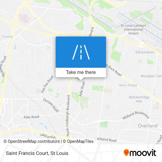 Mapa de Saint Francis Court