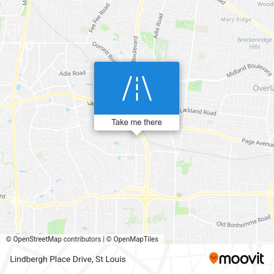 Mapa de Lindbergh Place Drive
