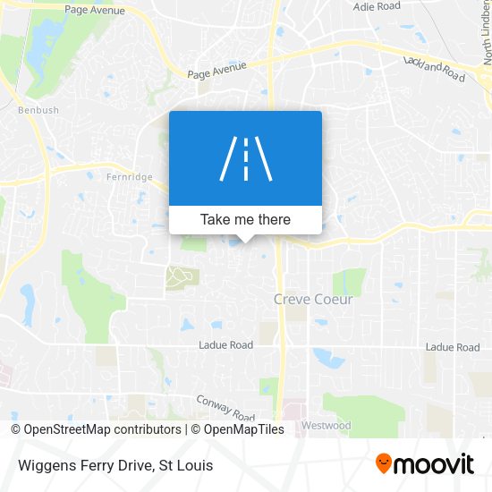 Wiggens Ferry Drive map