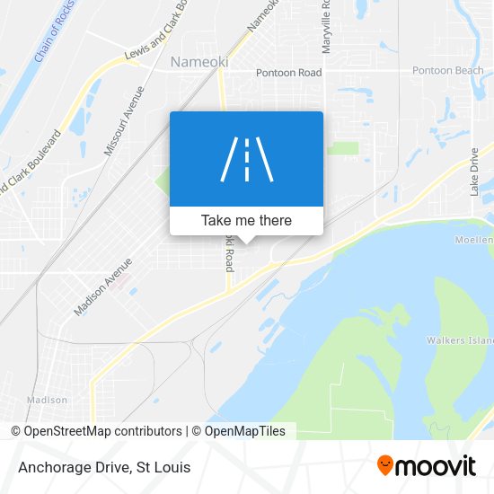 Mapa de Anchorage Drive