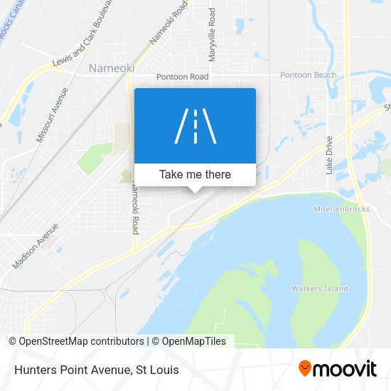 Hunters Point Avenue map